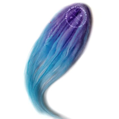 Synthetic Dreads Set Lavender and Blue - 20 Inches (50 cm) - 22 Double-Ended (DE) Pieces - Refurbished by LaetiLocs